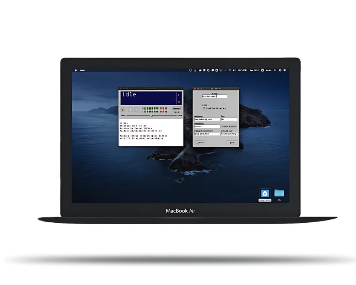 butt screen on macbook